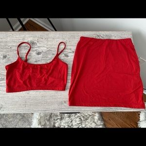 Cami and skirt set